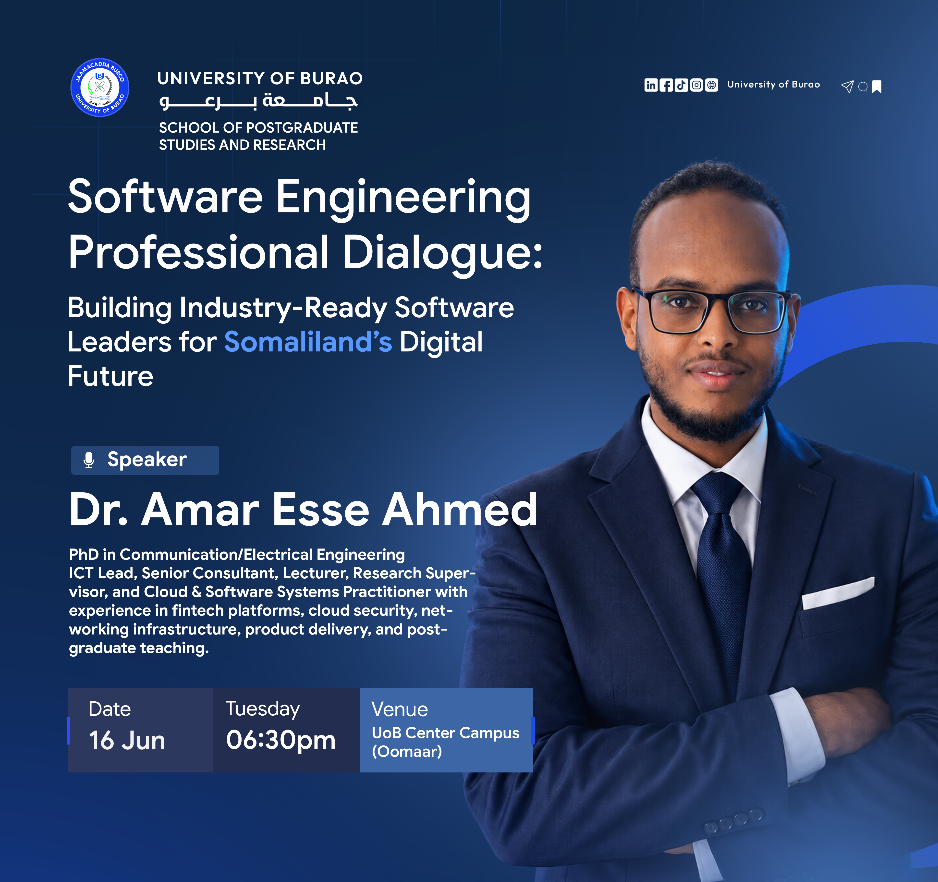 Professional Dialogue on the Future of Software Engineering in Somaliland.
